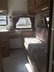 Small camper in the country