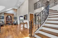 Estate Retreat in Toms River on Serene Brook with Private Island