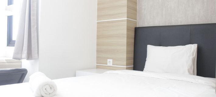 Modern and Comfy Studio Apartment at Lodge Paskal Near Binus University Hotele w: Andir