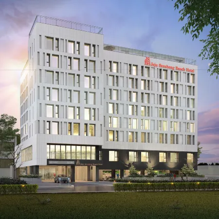 Seoubong Beach Hotel Jeju Отели рядом с достопримечательностью «Пляж Хамдеок»