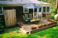 Family friendly home, walk to beach, central AC