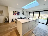 Modern home with parking + large garden