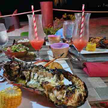 44-foot Luxury Catamaran "SeAtitudes" at Grande Anse Beach in Grenada. Dining/Meeting Rooms