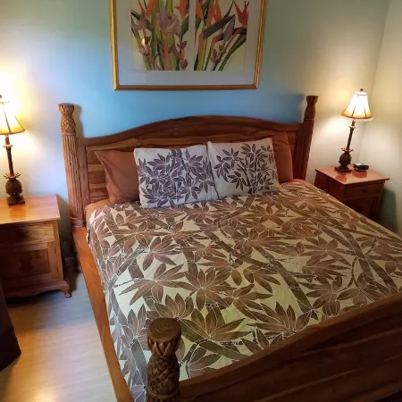 Tropical Getaway Dream!! Nicely Updated 1b/1b King Bed Smaller Quiet Complex