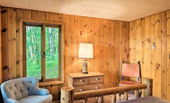 Rustic Cozy Cabin on Island Lake w/ Fire Pit, Dock