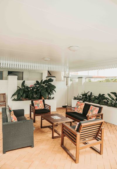 共有エリア ケアンズ クイーンズ コートの写真