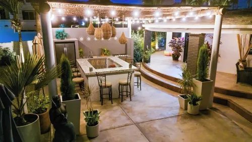 Poseidons Cove Private  Home  Pool Hot tub, outdoor kitchen and bar, Los Cabo