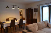 House with private beach on the river