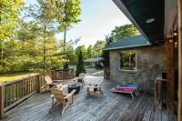 Tranquil Oasis in Trent Lakes w/ Private Ponds, Fire Pit, Game Room & Hot Tub
