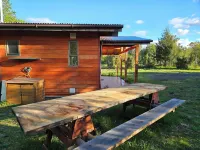 Cabin in Pucon with volcano view, perfect for families