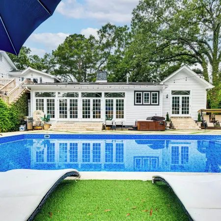 Spacious Durham Home w/ Fire Pit & Hot Tub!