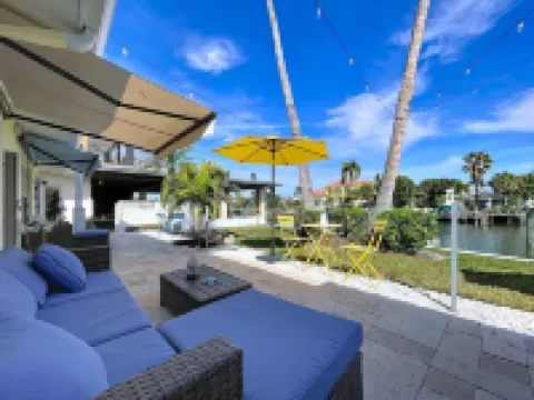 Beautiful canal front unit!See manatees playing from your living room.Cabana #12 Hotels in Longboat Key
