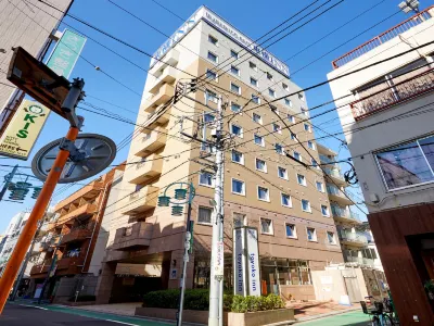 Toyoko Inn Tokyo Shinagawa Hatanodai Eki Minami Guchi Hotel in zona Tamagawadai Park The Ancient Tomb Exhibition Room