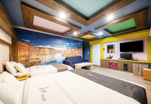 소풍 모텔 객실 전경