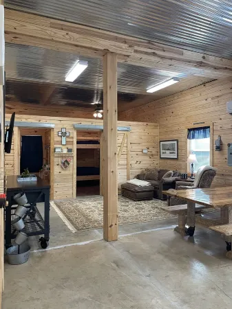 Cozy retreat with lots of room for outdoor activities.