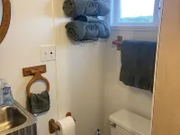 Private Tiny Cabin Full Bath Queen Bed 5 Star Clean! by Patoka Lake Hotels in Orange County