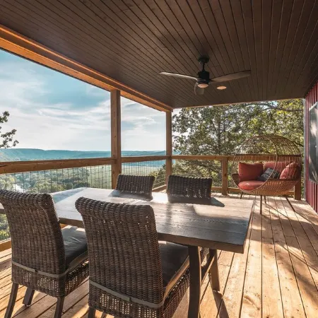 Cozy Cabin In The Sky, with direct access to public hunting, fishing access.