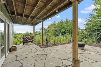 Serene Mountainside Retreat with Stunning Mountain, Lake, & Sunset Views