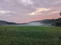 Private tent camping along the Salmon River on 165-acre Farm!