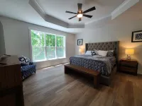 NEW June 2024 -LAKEFRONT 9 King Bedrooms/8 bath! Private Dock and Beach! 2 acres
