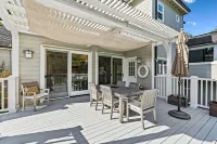 Beautiful 5 bedroom home just steps from the beach