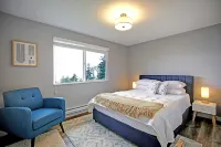 Pristine modern home with sweeping water views