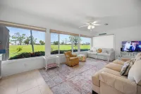 Near beaches! 2100 square foot heated pool home on the Golf Course!