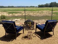 Private, Redwood Cabin with Endless Hill Country Views. Horse & Dog Friendly!