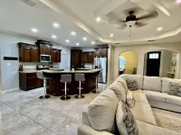 3 bedrooms, 2 baths, open concept kitchen and living