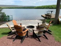Pocono Area Lakefront Estate, GREAT FOR KIDS, Pontoon boat for rent, game room.