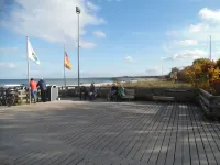 At the pool and beach in any weather between Lübeck-Travemünde and Boltenhagen.
