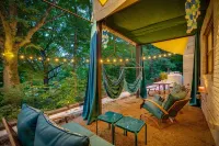 PrivateOasis Grill-Firepit-Private Hike-Gameroom-Dtjc-King-Queen-2Futons-I26Etsu