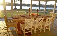 Beautiful, Open floor plan, amazing sunset views,Waterside Pool, Pier, 6+ac