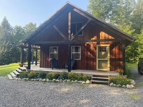 Peace and quiet in a fully equipped cabin nestled in the woods of the ADKs.