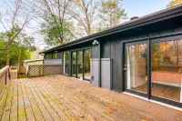 Renovated retreat with large deck, fireplace, & washer/dryer - dog-friendly