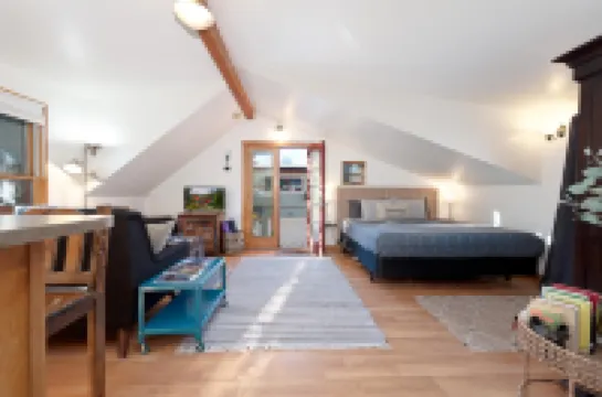 Fully Stocked Kitchen and Scenic Deck Views - Charming Studio Retreat