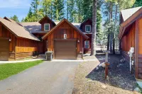 Tree-lined home with forest views & wood stove - right on the golf course