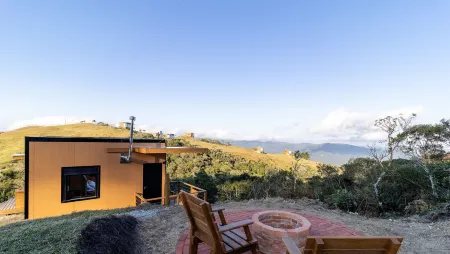 Cabana jacuzzi e vista montanhas VST031