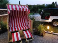 Apartment in Travemünde with a central location, terrace and beach chair