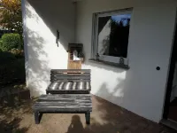 Andina's apartment, central and right on the forest