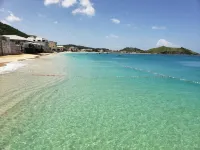 Front Beach in Grand Case Saint Martin