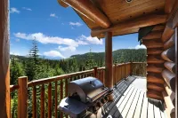 Stunning Log Mount Washington Chalet with Breathtaking Views of Strathcona Park