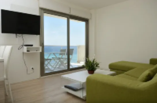 Modern beachfront apartment