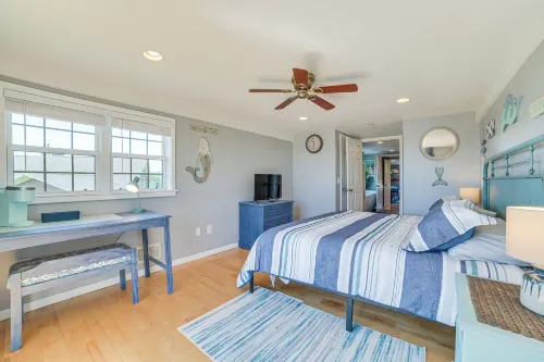 Riverfront Cheboygan Home w/ Dock ~ 4 Mi to Town! - 3-Star