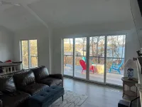 3 bedroom home with lake views of lake Wequaquet.