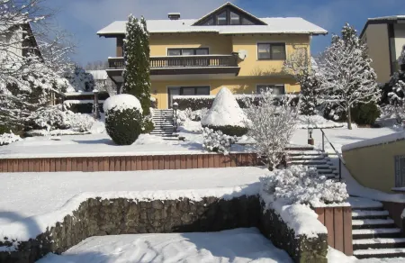 Excellent hillside location with wonderful views. Pets Allowed. Family friend.