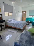 Fully equipped apartment in Puerto Progreso, 5 blocks from the beach.