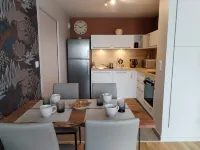 NEW, STYLISH APARTMENT WITH BALCONY AND SMALL SEA VIEW