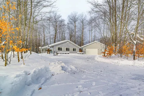 Secluded Mancelona Home w/ Gas Grill! - 3-Star