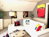 Large Luxury Downtown "Design Studio" One Bedroom Apartment